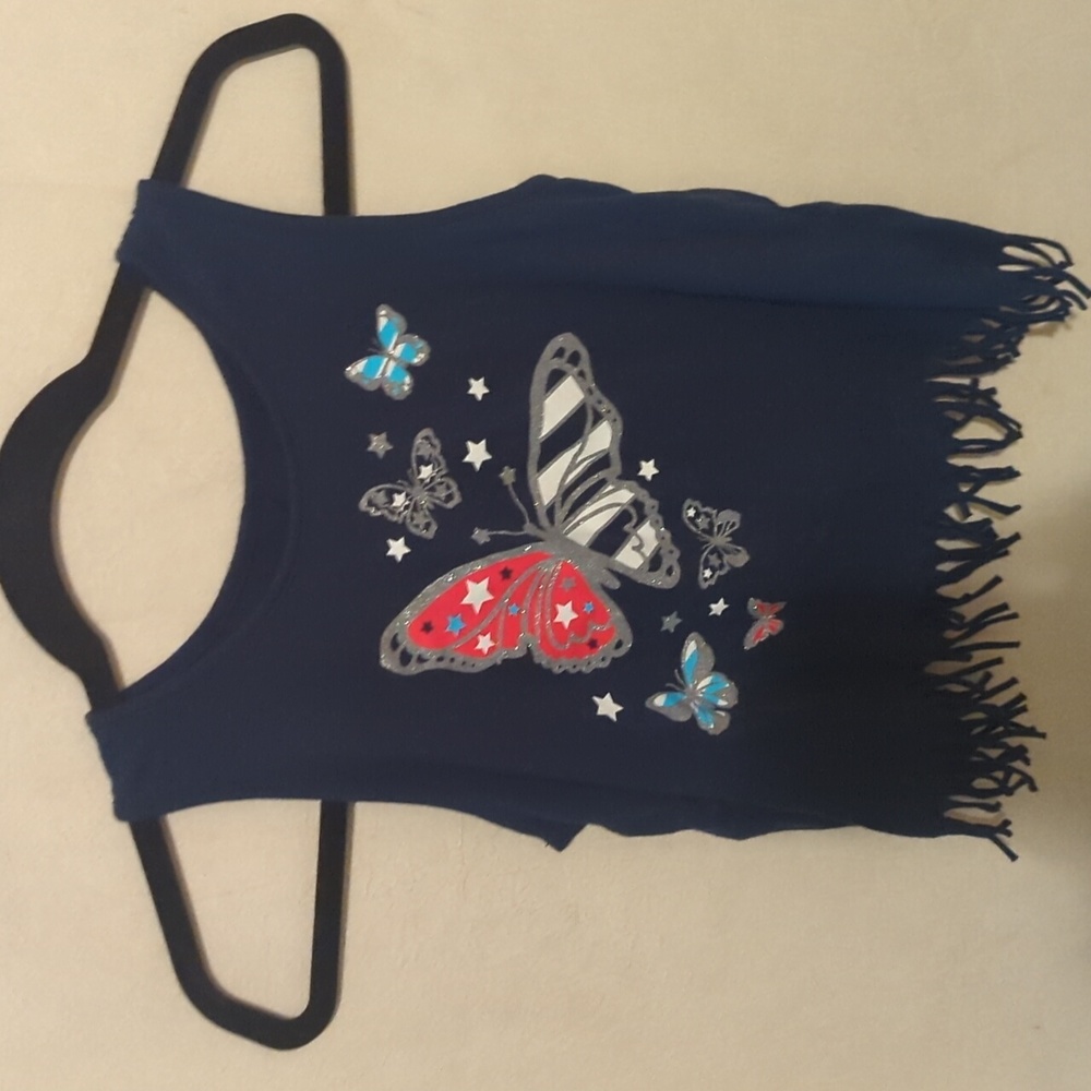 Way to Celebrate Patriotic tank top xL girls 4th of July